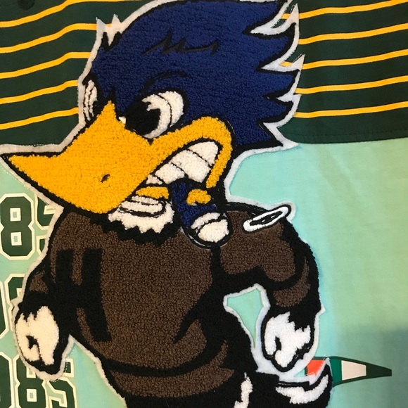 8ighth Dstrkt Mens Medium Green Polo Shirt - Picture 2 of 4